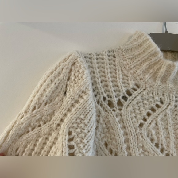 Ba&sh cream mock turtle sweater, size XS - Picture 4 of 9